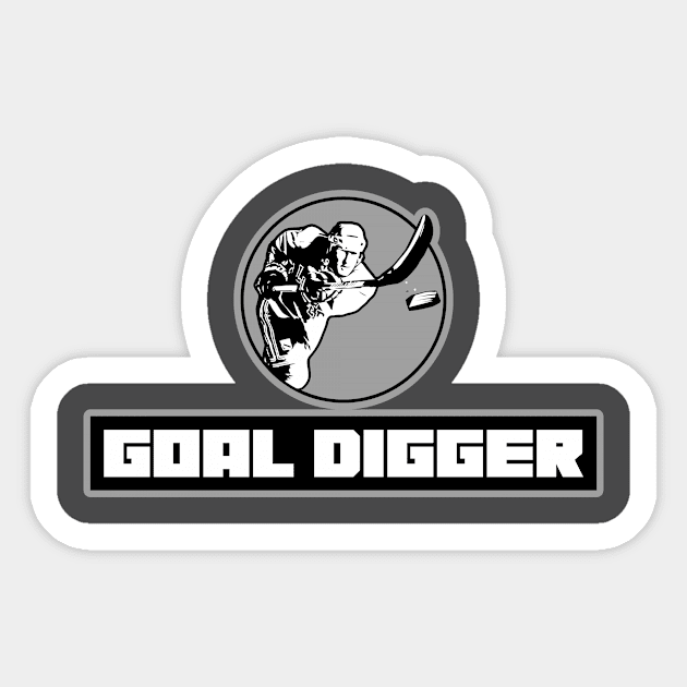 Goal Digger Sticker by The Hockey Locker